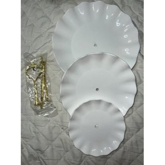 New 3 Tier Cupcake Stand Holder, Plastic Cup Cake Stand Towel - Picture 2 of 2